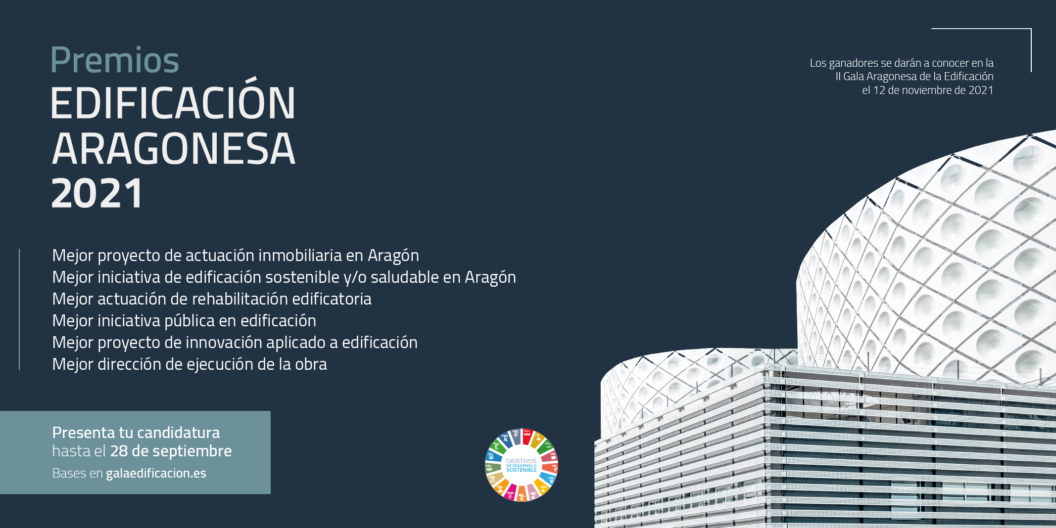 En este momento estás viendo Heraldo de Aragón: Finaliza el plazo de presentación de candidaturas a los Premios a la Edificación Aragonesa 2021