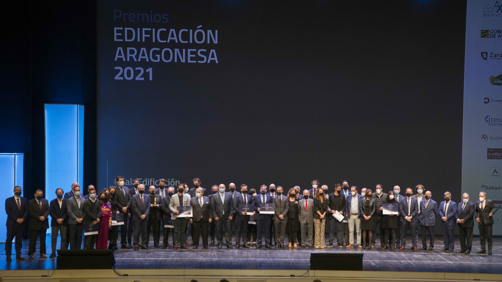 La II Gala de la Edificación Aragonesa premia la sostenibilidad, la innovación y la rehabilitación como las grandes necesidades de nuestras ciudades