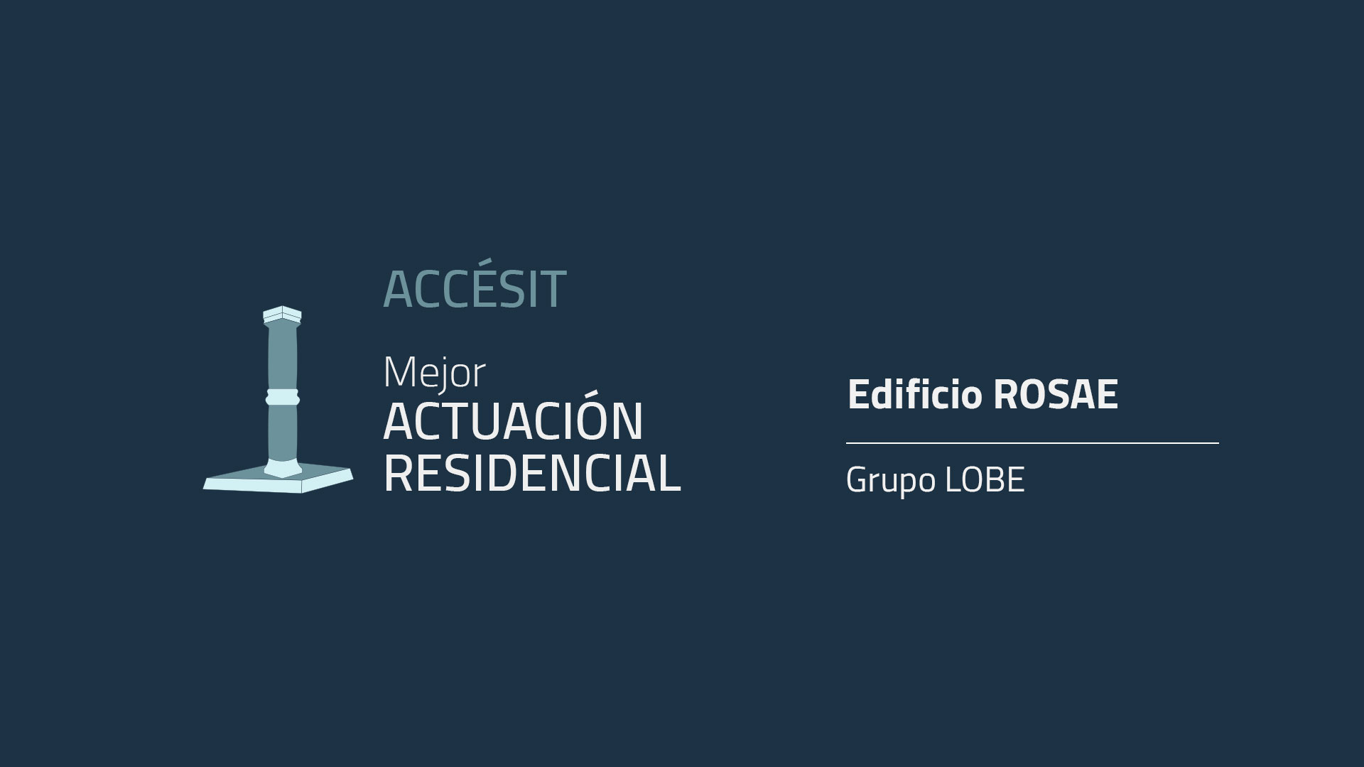 Accesit 01_ Actuacion Residencial