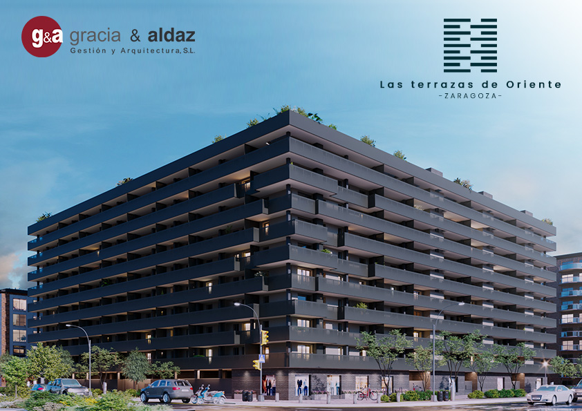 FINALISTA Mejor Proyecto de Actuación Residencial en Aragón: Terrazas de Oriente en Zaragoza de Gracia & Aldaz Construcciones, S.A.
