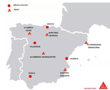 SIKA MAPA SEDES