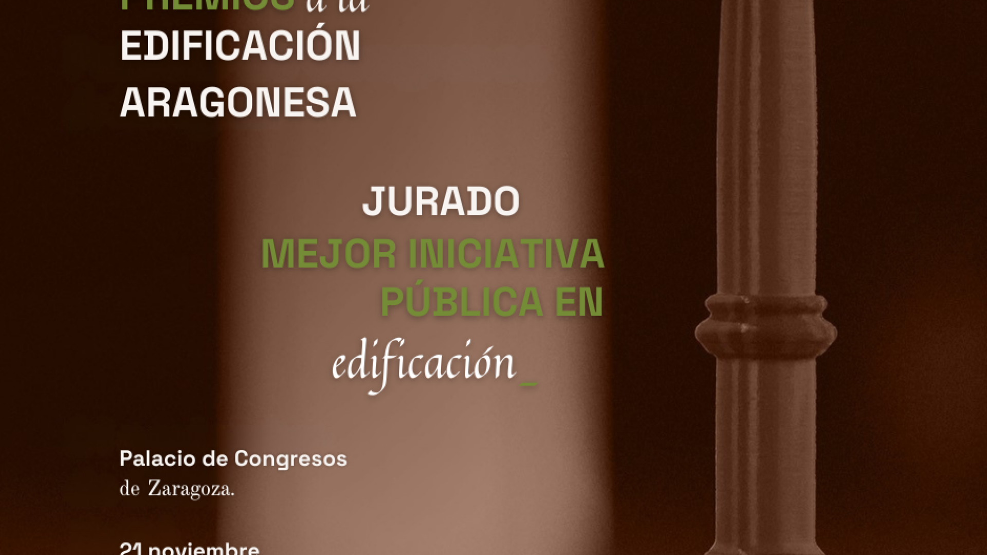 Presentación del jurado para la elección del Premio Mejor iniciativa pública en edificación