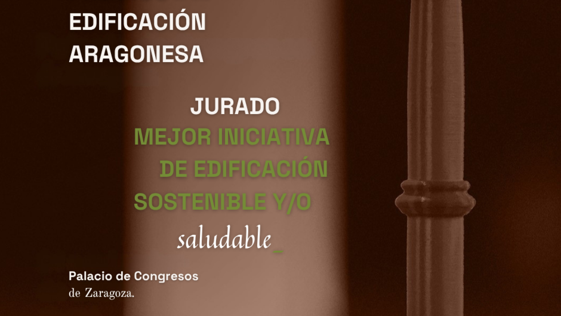 Presentación del jurado para la elección del Premio Mejor iniciativa de edificación sostenible y/o saludable