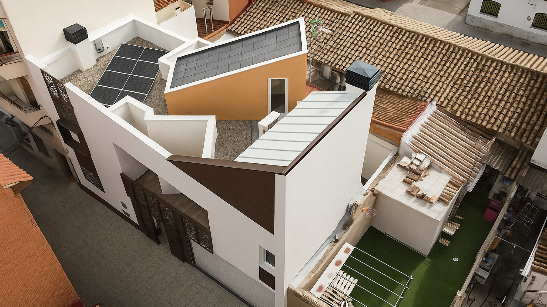 FINALISTA Mejor Proyecto de Actuación Residencial: Casa La Vella, Barrio Oliver, Zaragoza de QS Arquitectos, Carla Stamm, Jaime Quintana y Miguel Herrero