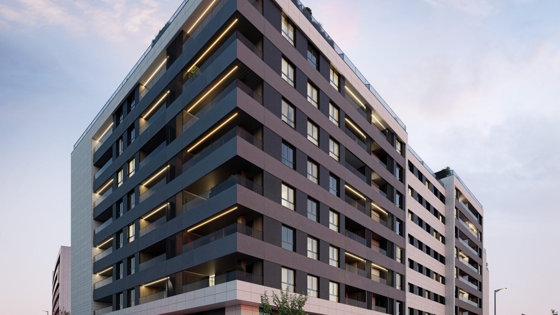 FINALISTA Mejor Proyecto de Actuación Residencial: ATRIUM Residencial en Zaragoza de INGENNUS y Grupo Mariano López Navarro