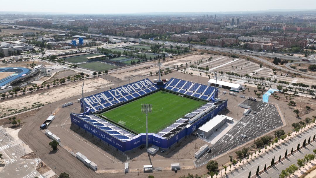 Estadio modular de fútbol