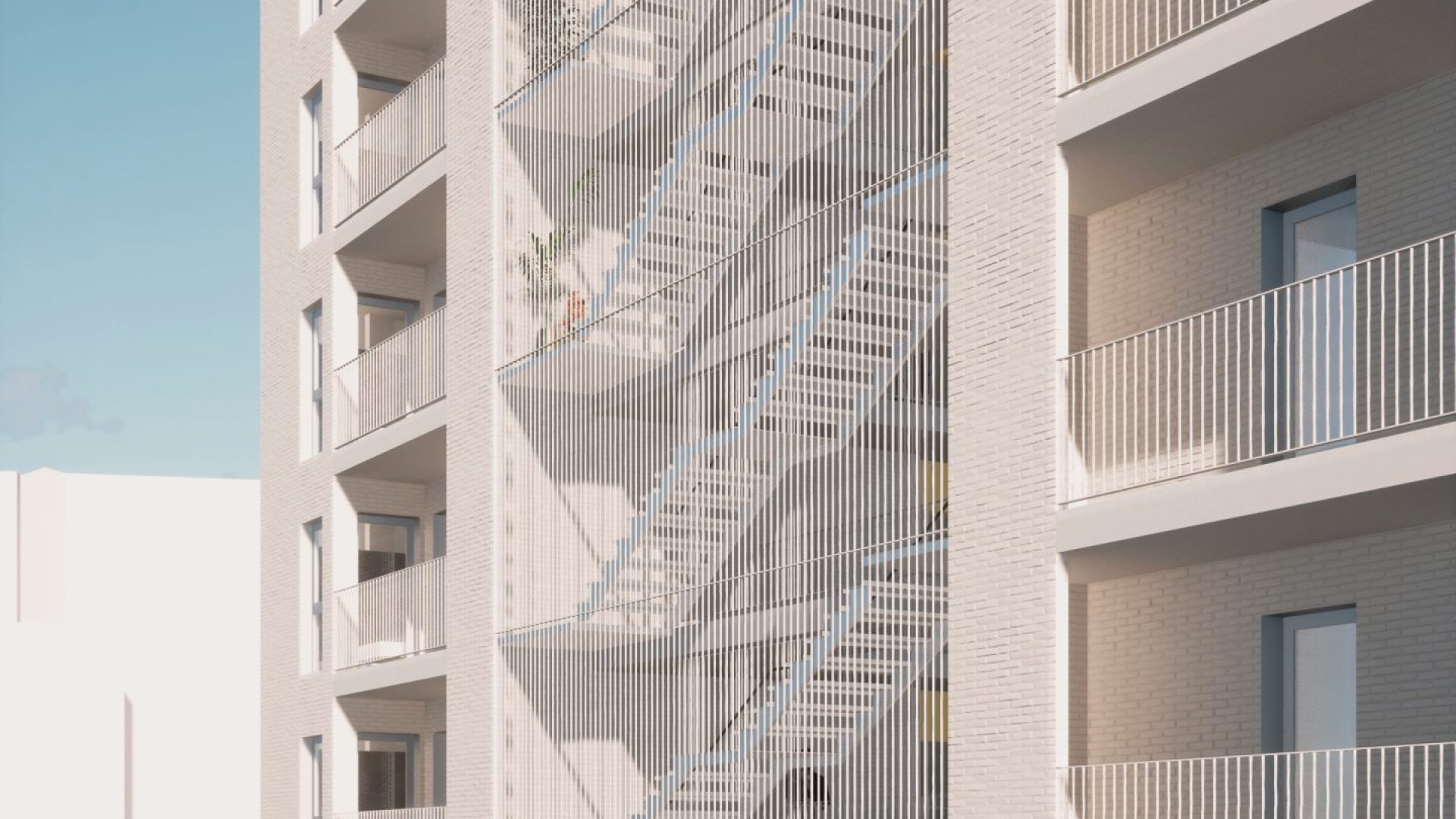 FINALISTA Mejor Iniciativa de Edificación Sostenible y/o Saludable:  Proyecto TORRECILLAS, 17 viviendas VPA Next Gen en Zaragoza de BIONM Estudio