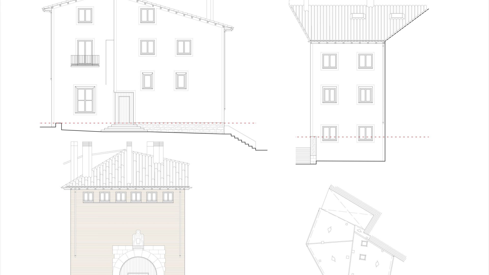 FINALISTA Mejor Actuación de Reforma, Rehabilitación o Restauración Edificatoria: Rehabilitación de edificio Casa del Dean destinado a 5 apartamentos en Daroca de Alberto Domínguez