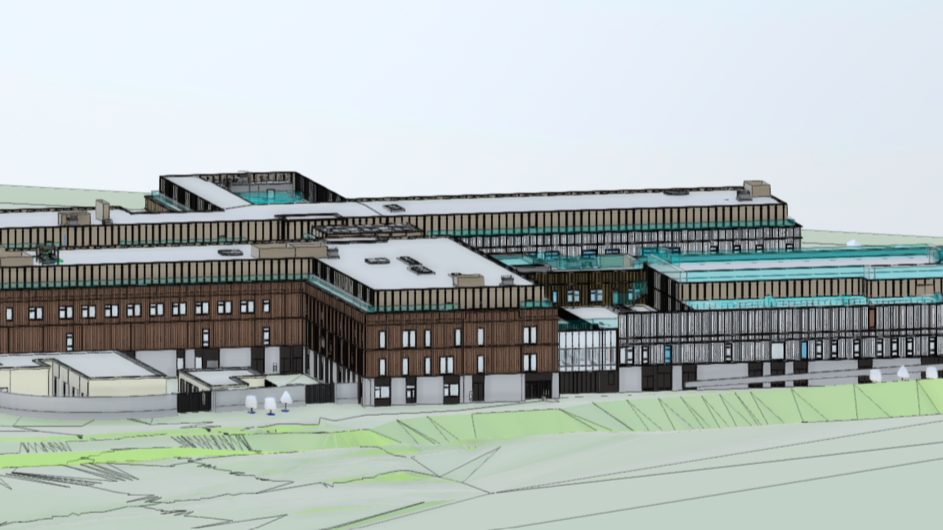 FINALISTA Mejor Proyecto de Innovación y/o Sistema de Construcción Industrializada del Sector de la Construcción: Velindre Cancer Centre en Cardiff de atBIM